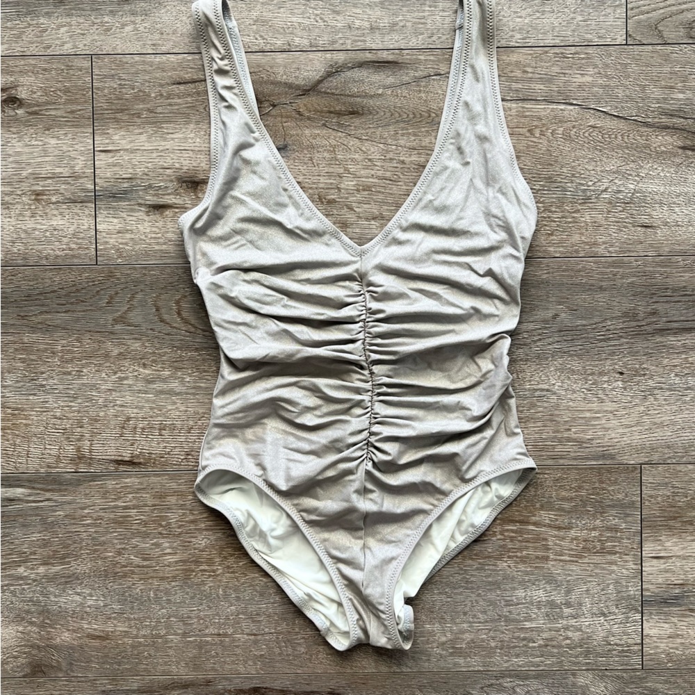 Solid And Striped X Revolve Metallic One Piece Sw… - image 3